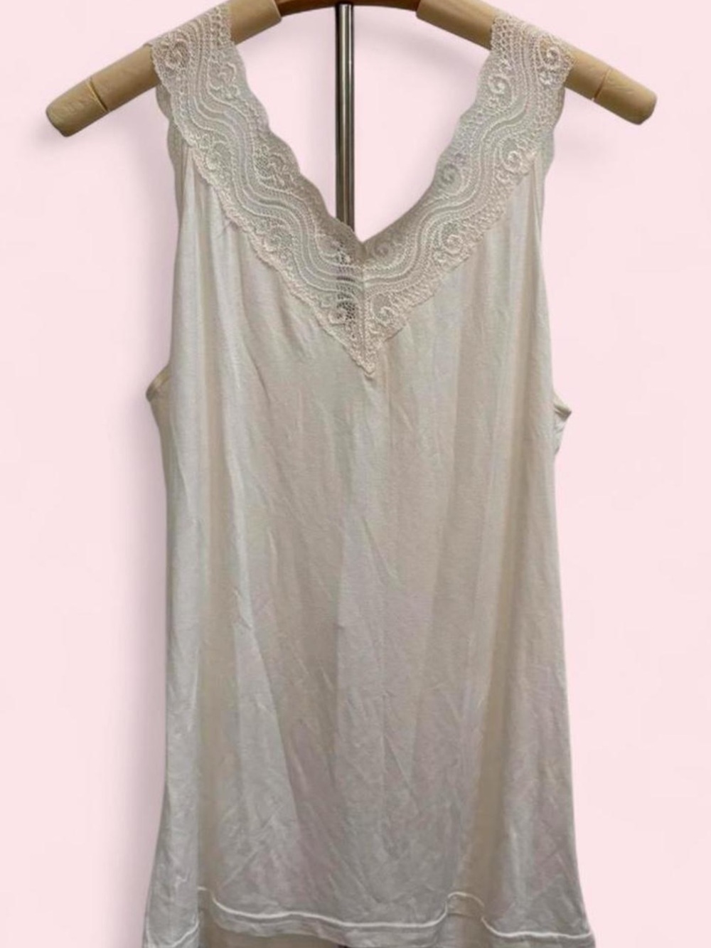 Elegant Lace Trim Reversible Camisole